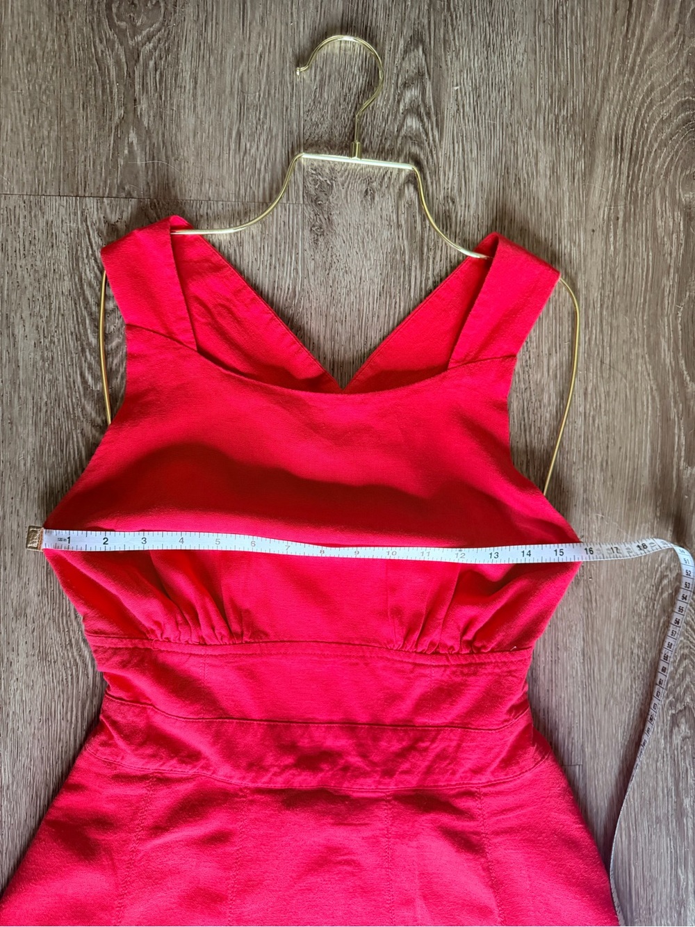 Rachel Zoe Red Linen Blend Cross Back Maxi Dress Size 8 Elegant Evening Gown - Picture 9 of 14